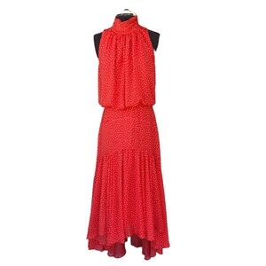 Taylor Red High Low Dress